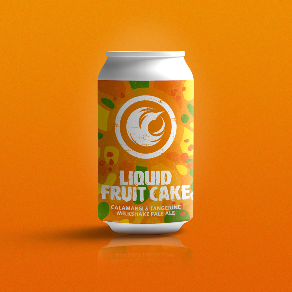 Blikverpakking Liquid Fruit Cake